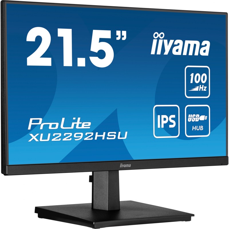 Buy IIYAMA 21.5-inch IPS Monitor - XU2292HSU-B6 - Black, 16:9, HDMI/DP/USB in Cyprus, Nicosia, Limassol, Larnaka, Pafos