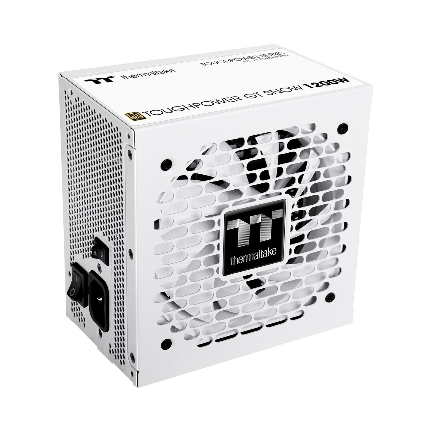 Thermaltake Toughpower GT 1200W Snow - ATX3.1 80+ Gold Fully Modular Power Supply - PS-TPT-1200FNFAG*-W (Boxed)