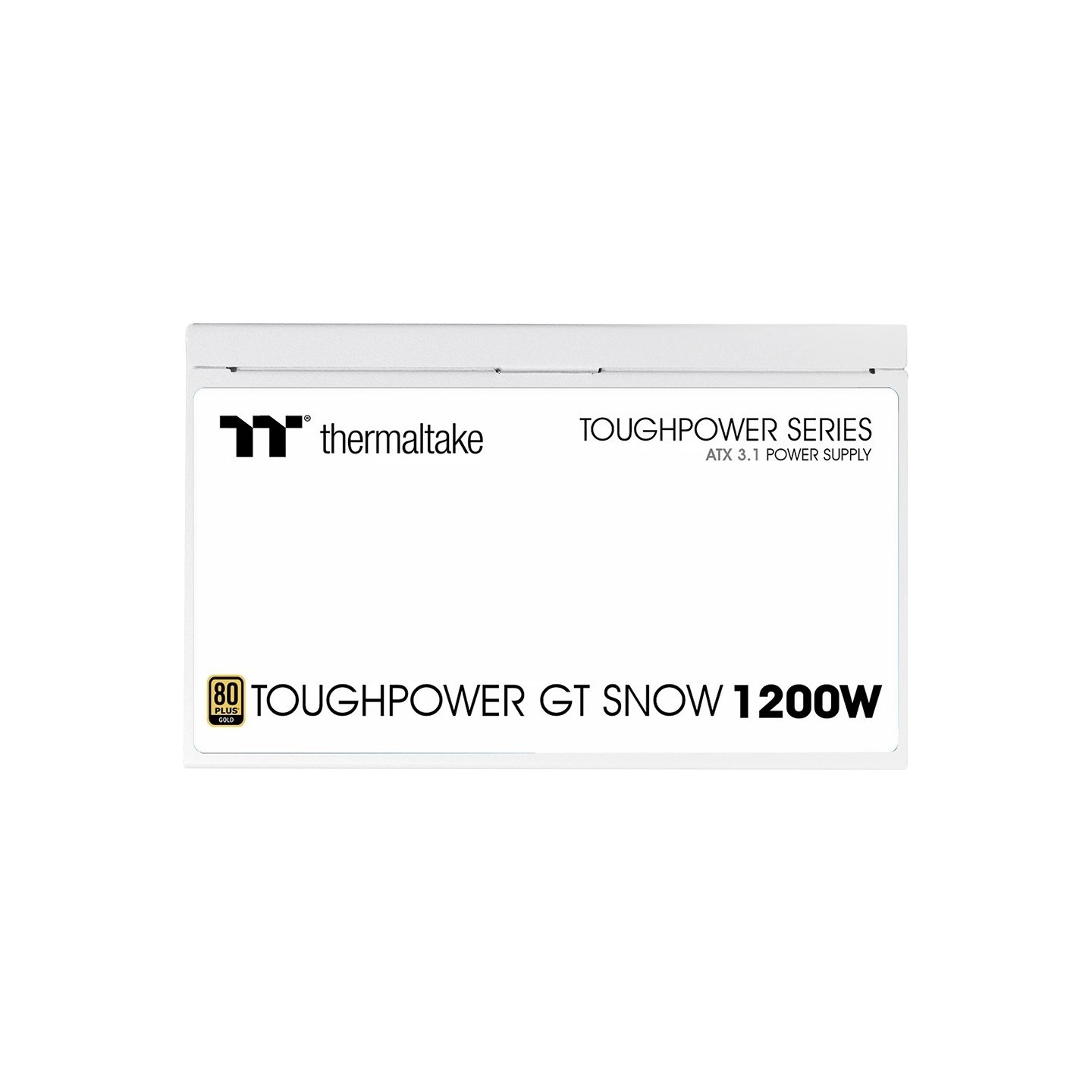 Thermaltake Toughpower GT 1200W Snow - ATX3.1 80+ Gold Fully Modular Power Supply - PS-TPT-1200FNFAG*-W (Boxed)
