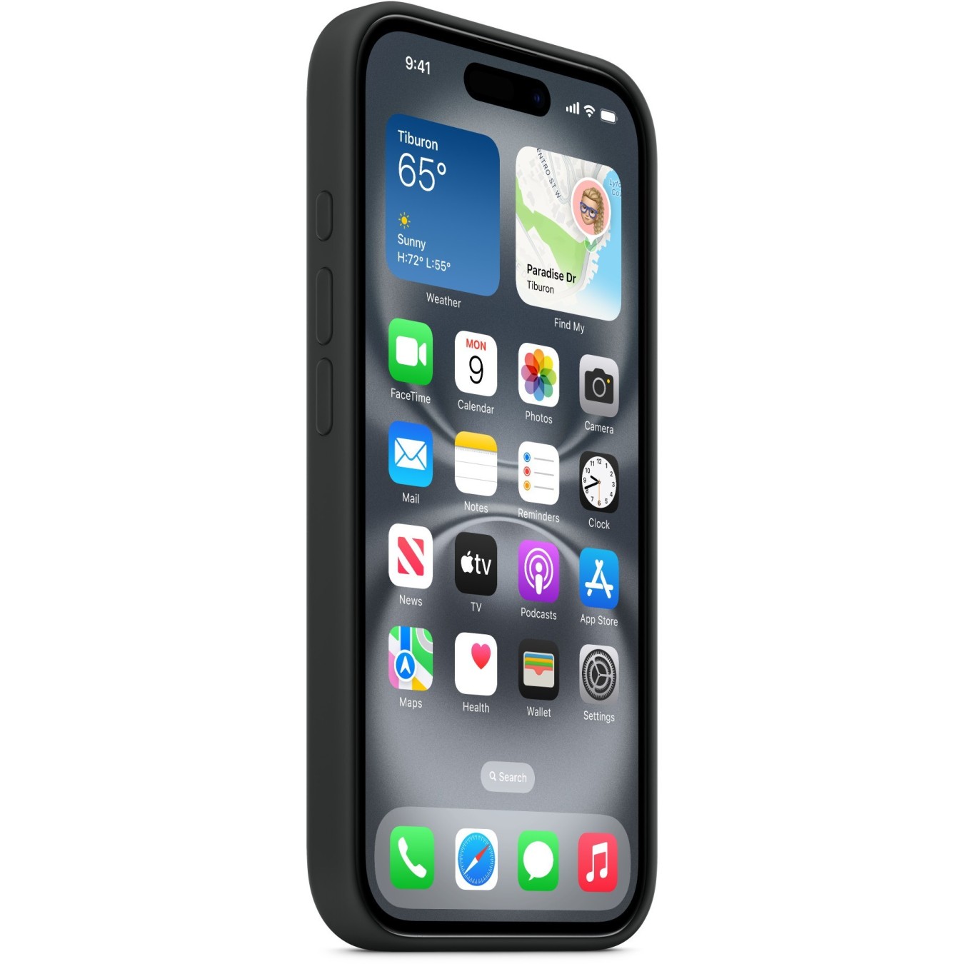 APPLE iPhone 16 Silicone Case with MagSafe - Black — Buy in Cyprus with Fast Delivery
