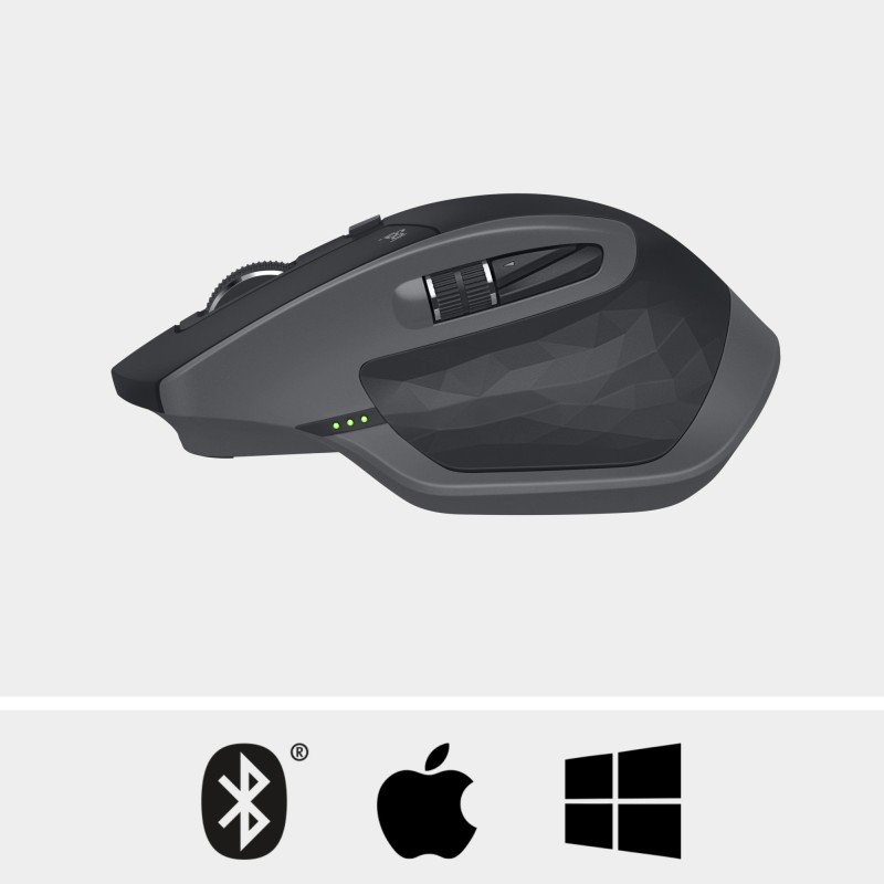 Buy Logitech MX Master 2S - MX Master 2S - Graphite, Wireless Ergonomic Mouse, B... in Cyprus, Nicosia, Limassol, Larnaka, Pafos