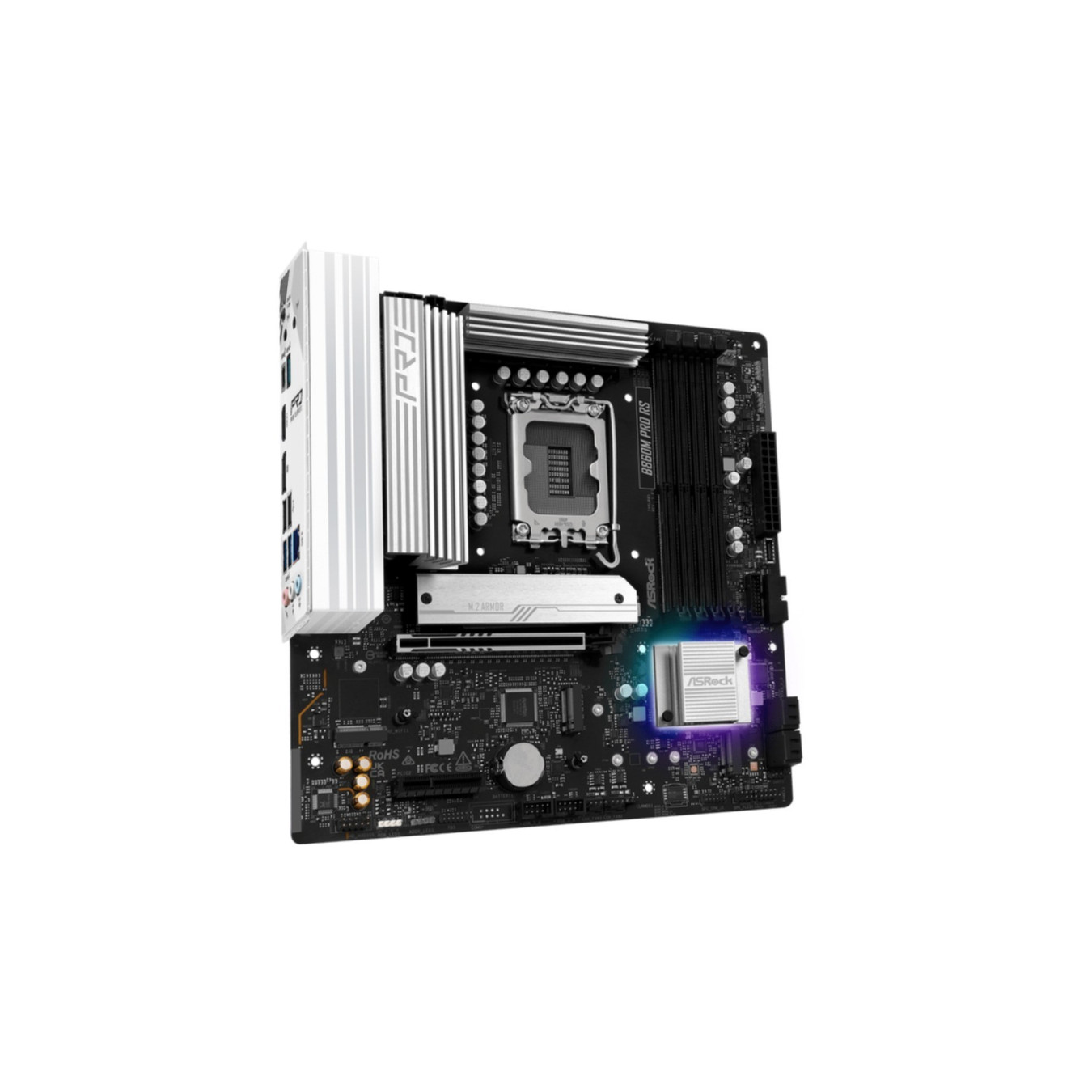 ASRock B860M Pro RS - B860M - Micro-ATX, 10+1+1 Power Design, Hi-Density CPU Power, Dr.MOS — Buy in Cyprus with Fast Delivery
