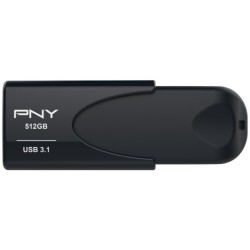 Buy STICK 512GB USB 3.1 PNY Attaché Black - Attaché - Black, 512GB in Cyprus, Nicosia, Limassol, Larnaka, Pafos
