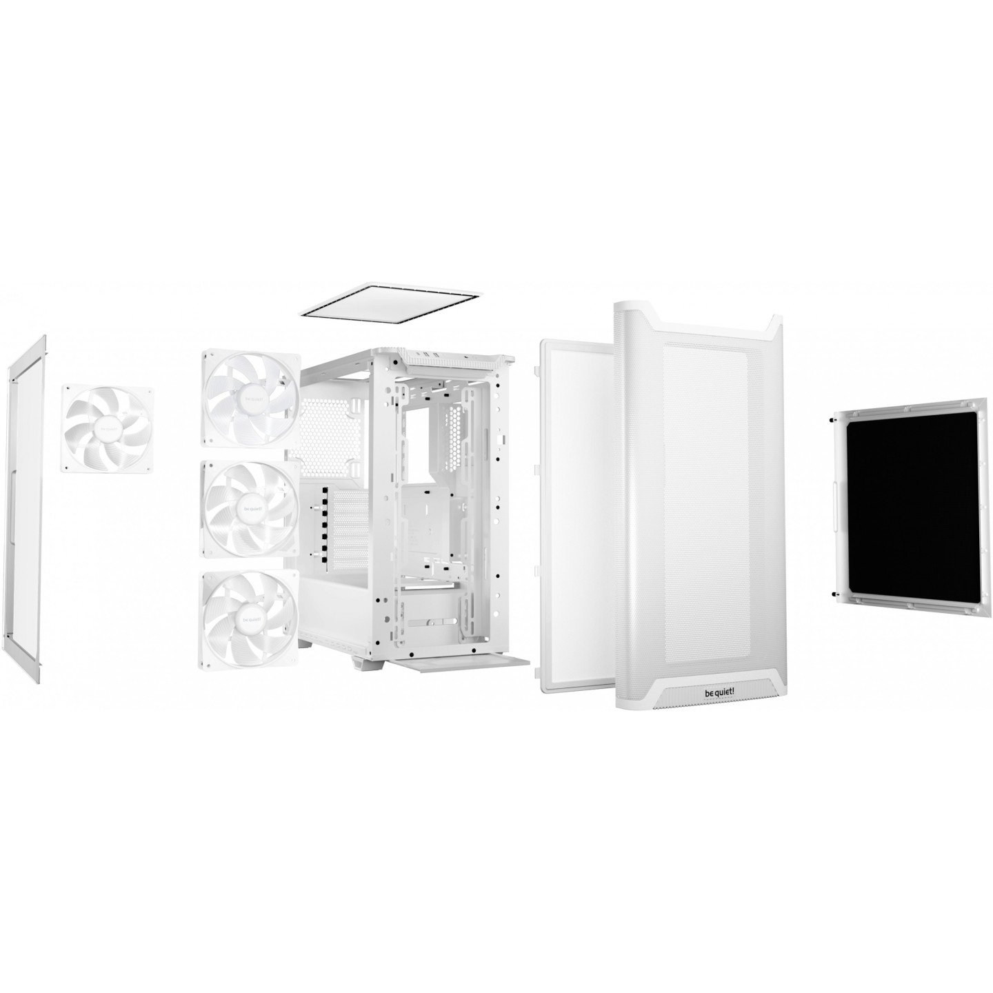be quiet! Pure Base 501 LX Mid Tower Case - White (Boxed) — Buy in Cyprus with Fast Delivery