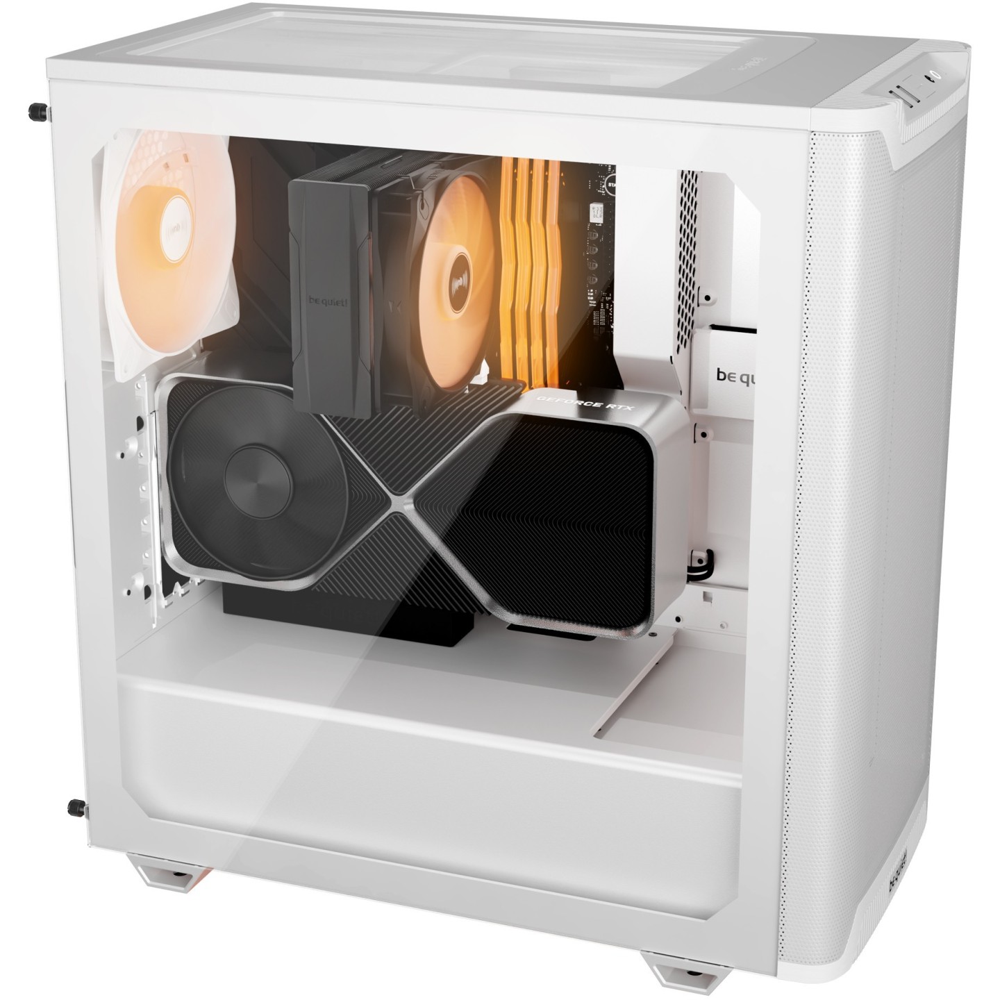 be quiet! Pure Base 501 LX Mid Tower Case - White (Boxed) — Buy in Cyprus with Fast Delivery