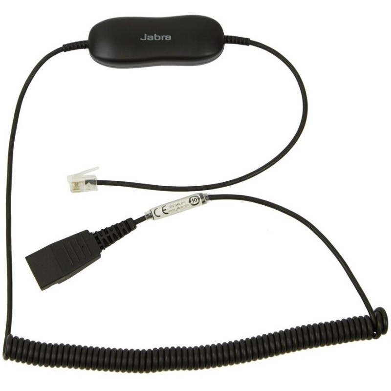 Buy Jabra GN 1216 SmartCord QD to RJ9 Spiral Cable - GN 1216 - Quick Disconnect,... in Cyprus, Nicosia, Limassol, Larnaka, Pafos