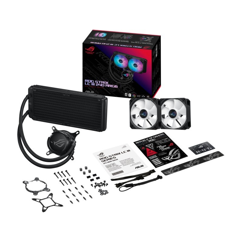 Buy ASUS ROG Strix LC III 240 ARGB - LC III 240 ARGB - ARGB lighting, 240mm radi... in Cyprus, Nicosia, Limassol, Larnaka, Pafos