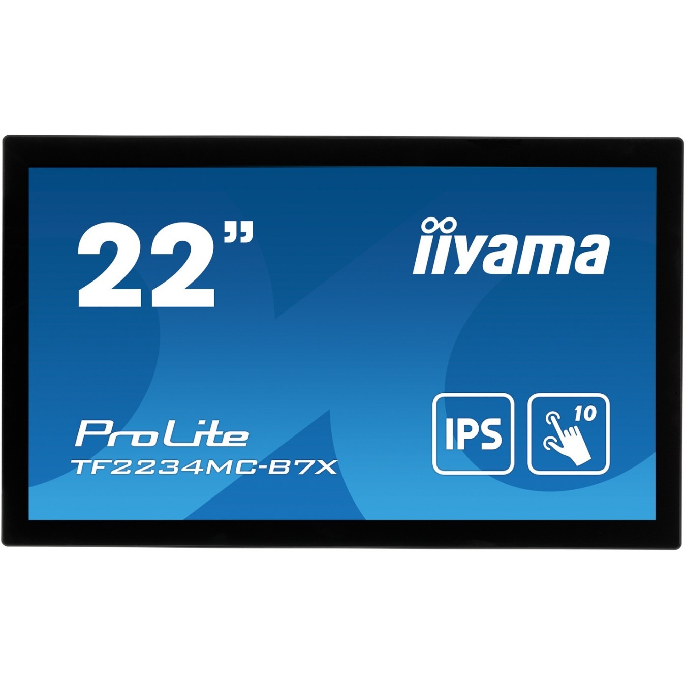 IIYAMA TF2234MC-B7X 21.5-inch IPS M-Touch Monitor - HDMI+DP, 1080p, Flat — Buy in Cyprus with Fast Delivery