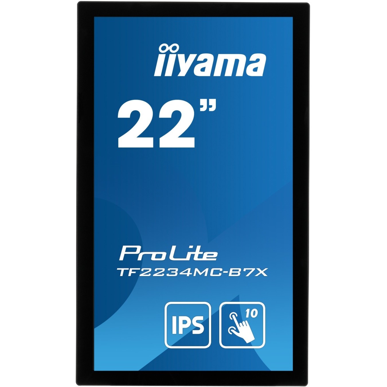 IIYAMA TF2234MC-B7X 21.5-inch IPS M-Touch Monitor - HDMI+DP, 1080p, Flat — Buy in Cyprus with Fast Delivery