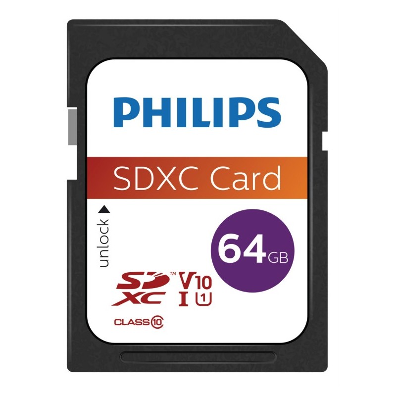 Buy Philips XC Card 64GB SD UHS-I U1 Class 10 in Cyprus, Nicosia, Limassol, Larnaka, Pafos