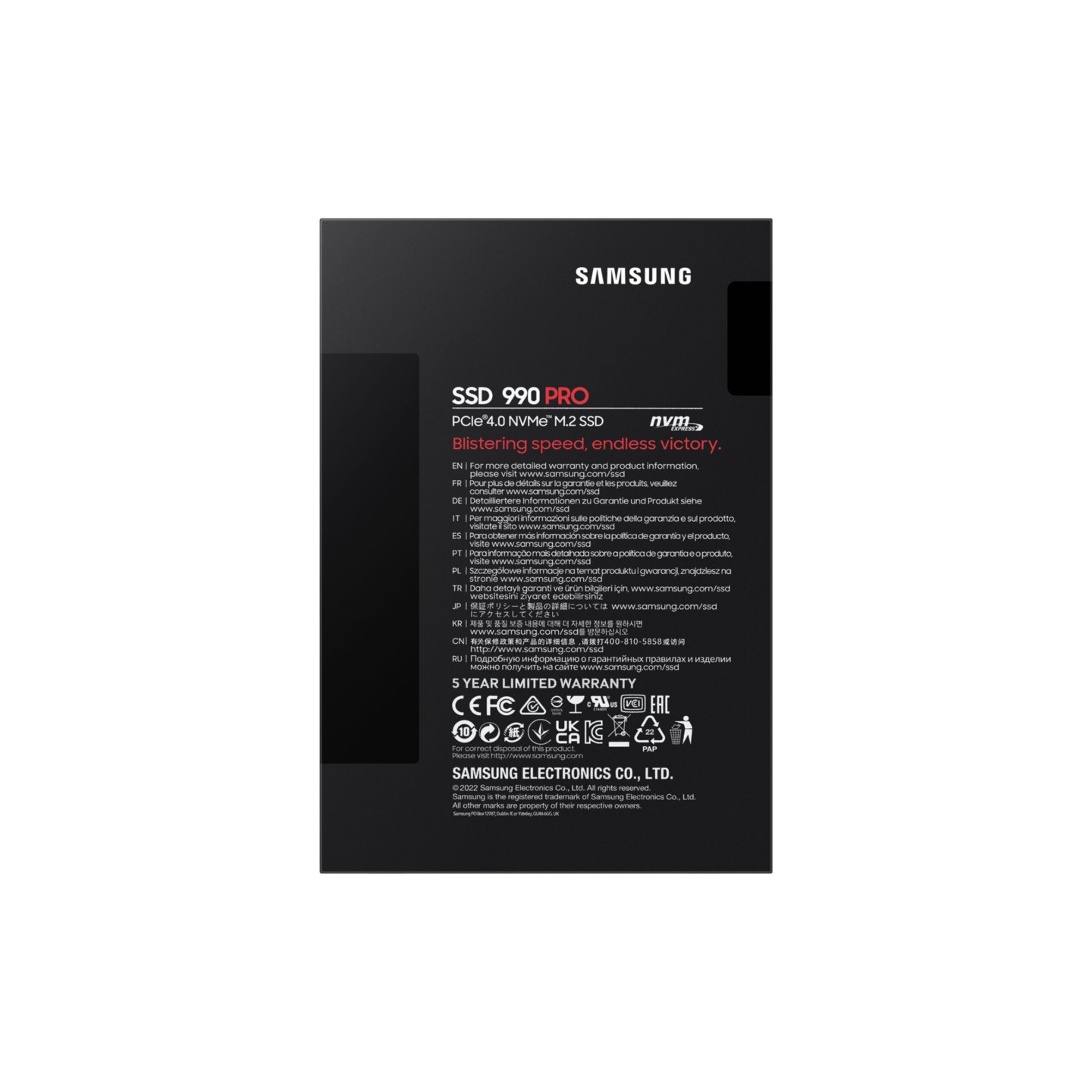 Samsung 990 PRO 4TB M.2 NVMe SSD - PCIe 4.0 x4 7450 MB/s - MZ-V9P4T0BW (Boxed) — Buy in Cyprus with Fast Delivery