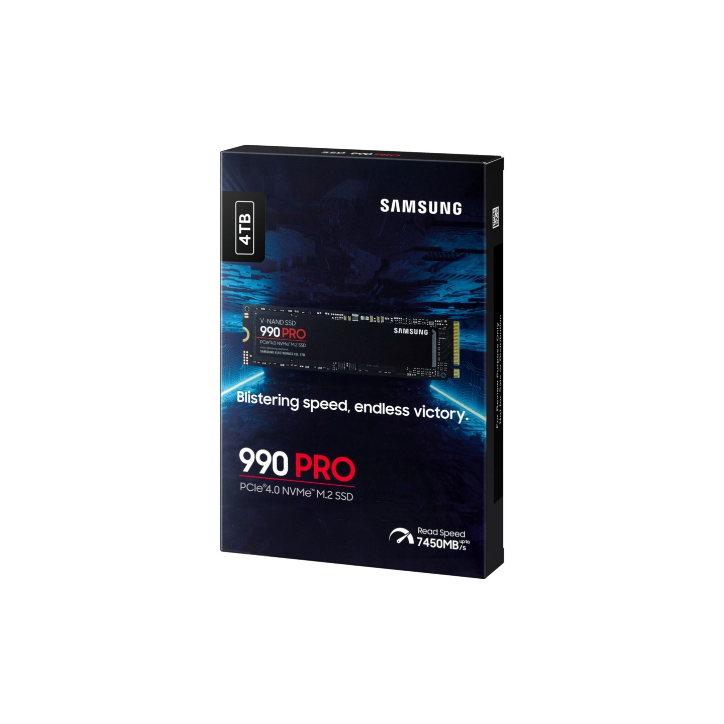 Samsung 990 PRO 4TB M.2 NVMe SSD - PCIe 4.0 x4 7450 MB/s - MZ-V9P4T0BW (Boxed) — Buy in Cyprus with Fast Delivery