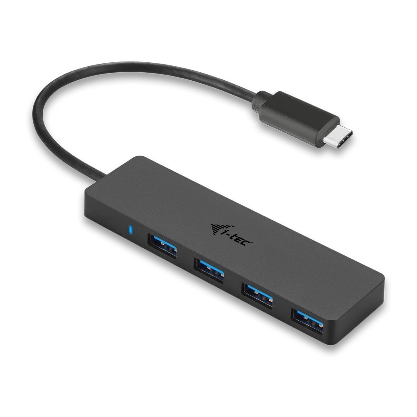 D I-TEC USB-C Slim 4-Port Hub - USB-C Host, 4x USB-A Ports, Compact — Buy in Cyprus with Fast Delivery