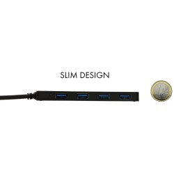 Buy D I-TEC USB-C Slim 4-Port Hub - USB-C Host, 4x USB-A Ports, Compact in Cyprus, Nicosia, Limassol, Larnaka, Pafos