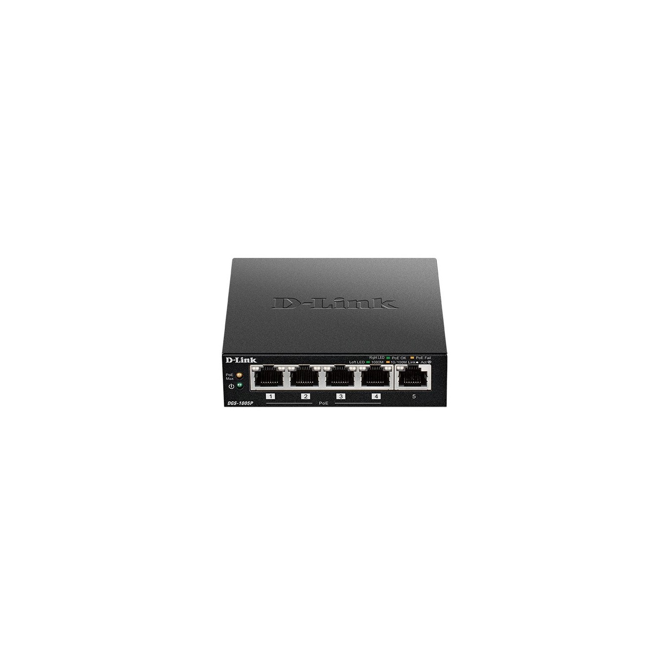 D-Link DGS-1005P E PoE+ 60W - DGS-1005P - 5-Port Gigabit PoE+ Switch — Buy in Cyprus with Fast Delivery
