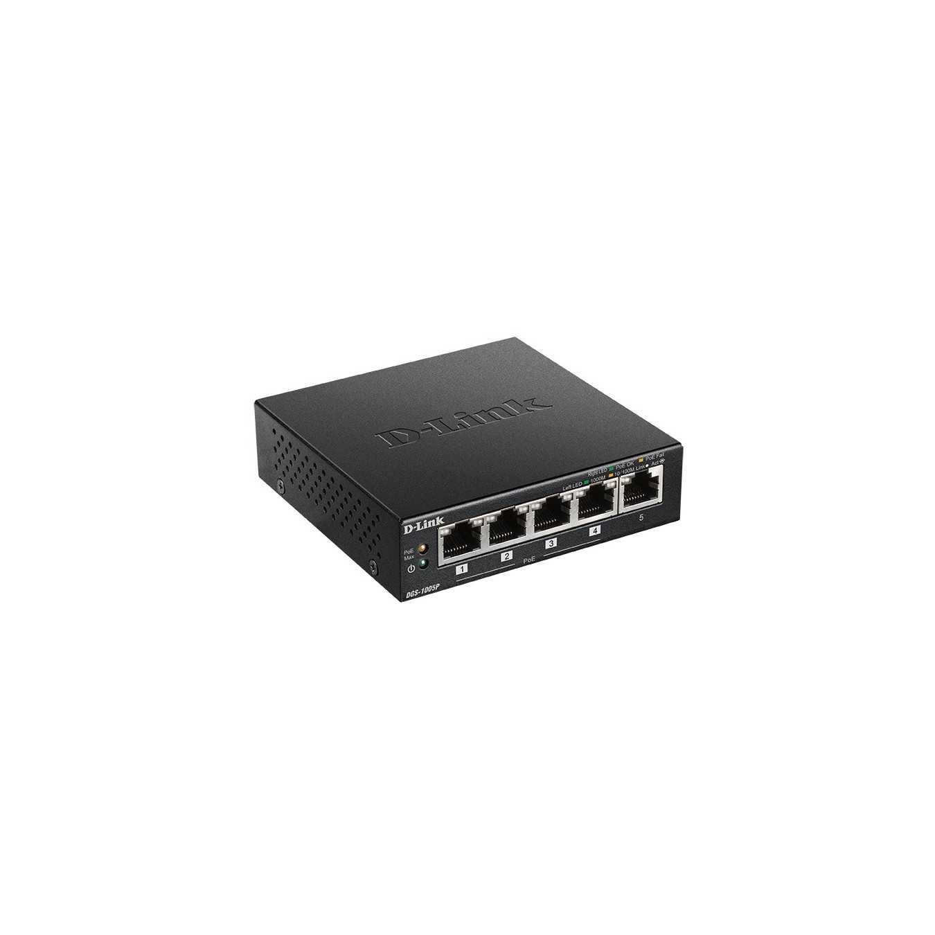 D-Link DGS-1005P E PoE+ 60W - DGS-1005P - 5-Port Gigabit PoE+ Switch — Buy in Cyprus with Fast Delivery