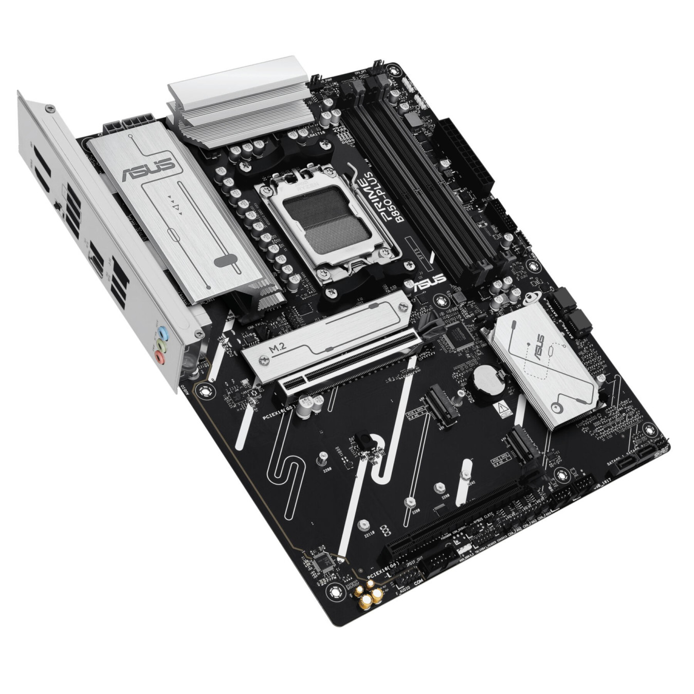 ASUS PRIME B850-PLUS CSM (AM5) - ATX DDR5 Motherboard, 4x DIMM 256GB, 3x M.2, 2.5Gb LAN, RGB, Black