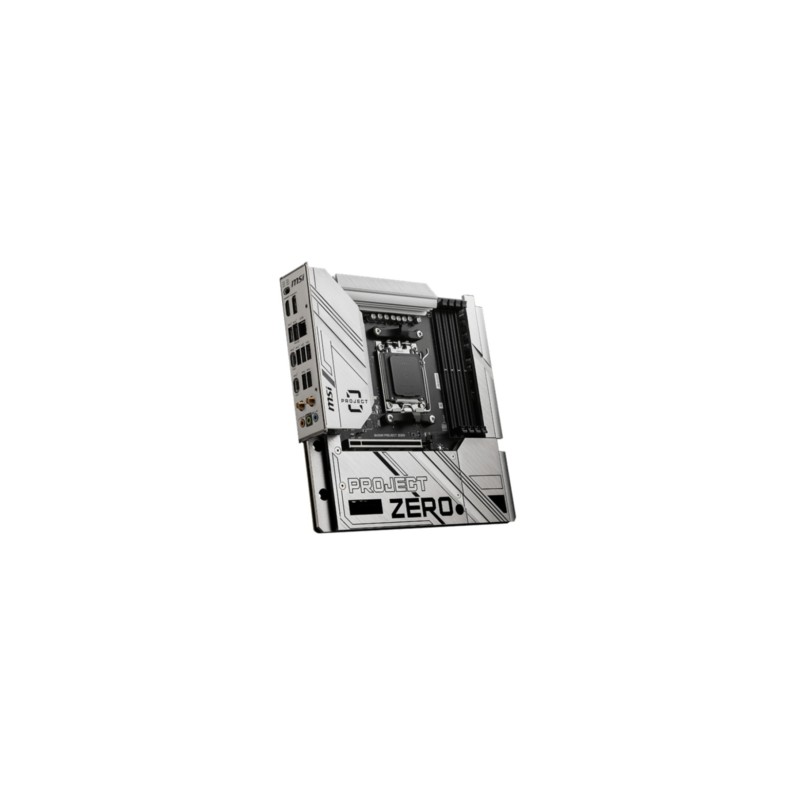 Buy MSI B650M Project Zero - AM5 - micro-ATX, DDR5, 4x DIMM, 128GB Max, PCIe 4.0 in Cyprus, Nicosia, Limassol, Larnaka, Pafos