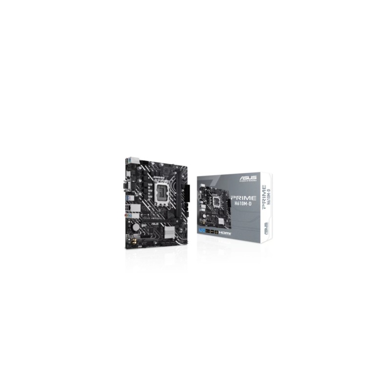 Buy ASUS PRIME H610M-D - LGA1700 Micro-ATX Motherboard, Intel H610, Up to 96GB RAM in Cyprus, Nicosia, Limassol, Larnaka, Pafos