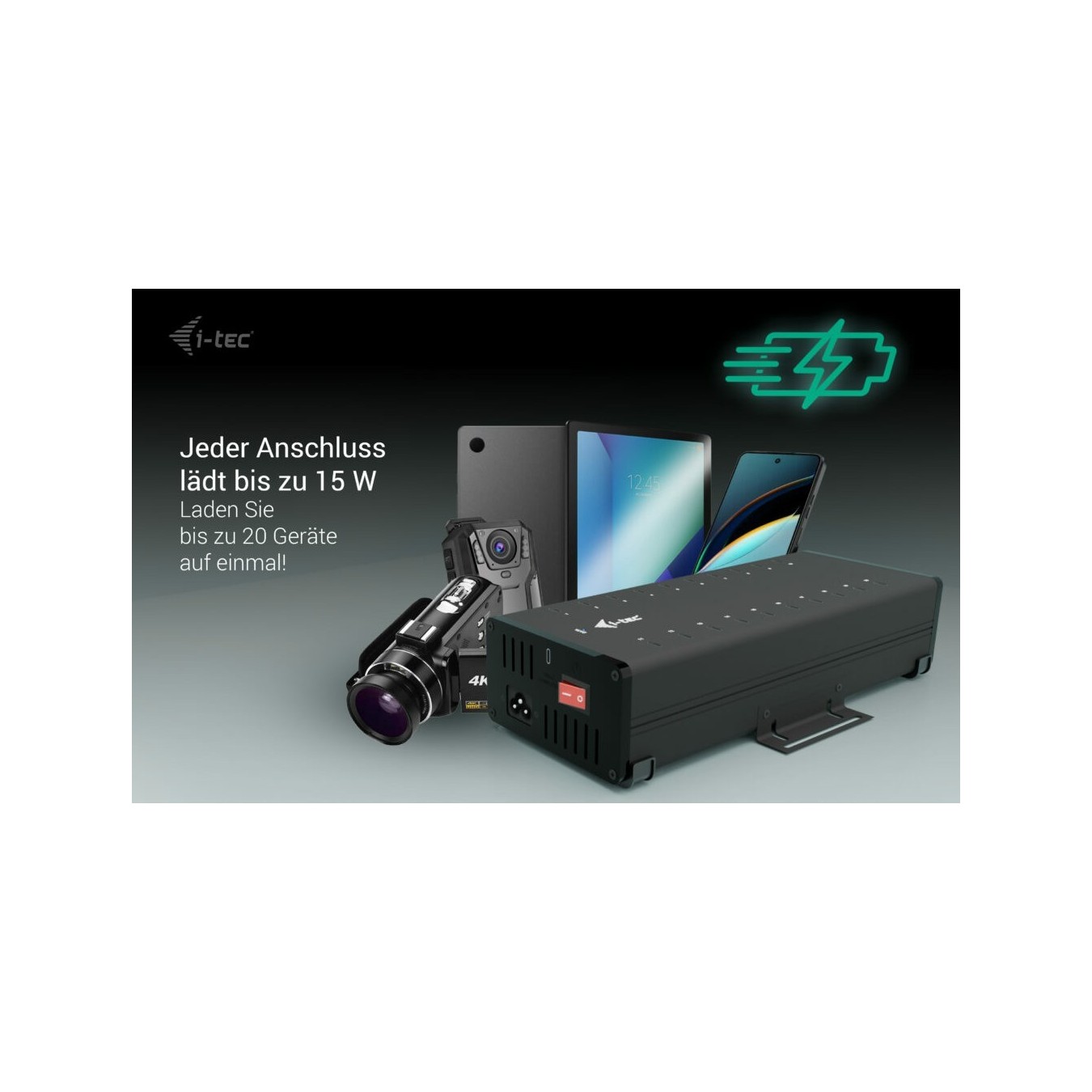 D I-TEC CHARGING HUB 20X USB-C - Multi-Port Desktop — Buy in Cyprus with Fast Delivery