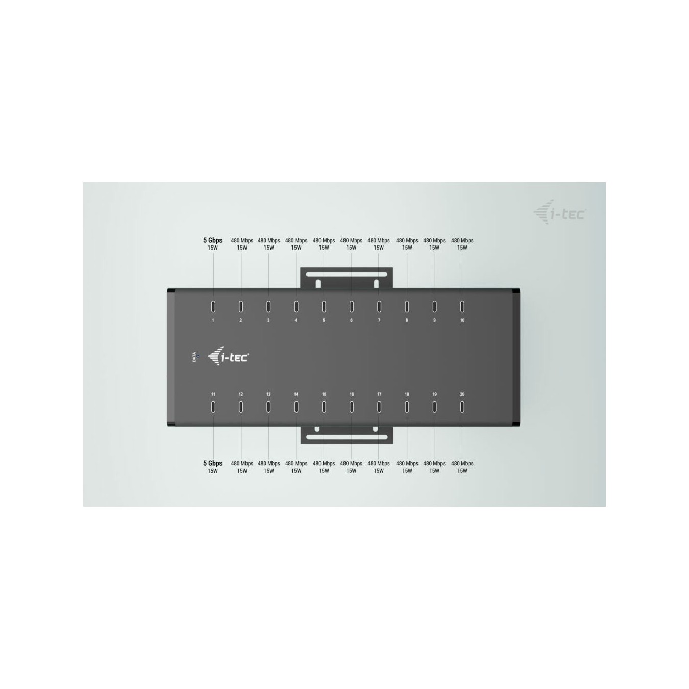 D I-TEC CHARGING HUB 20X USB-C - Multi-Port Desktop — Buy in Cyprus with Fast Delivery