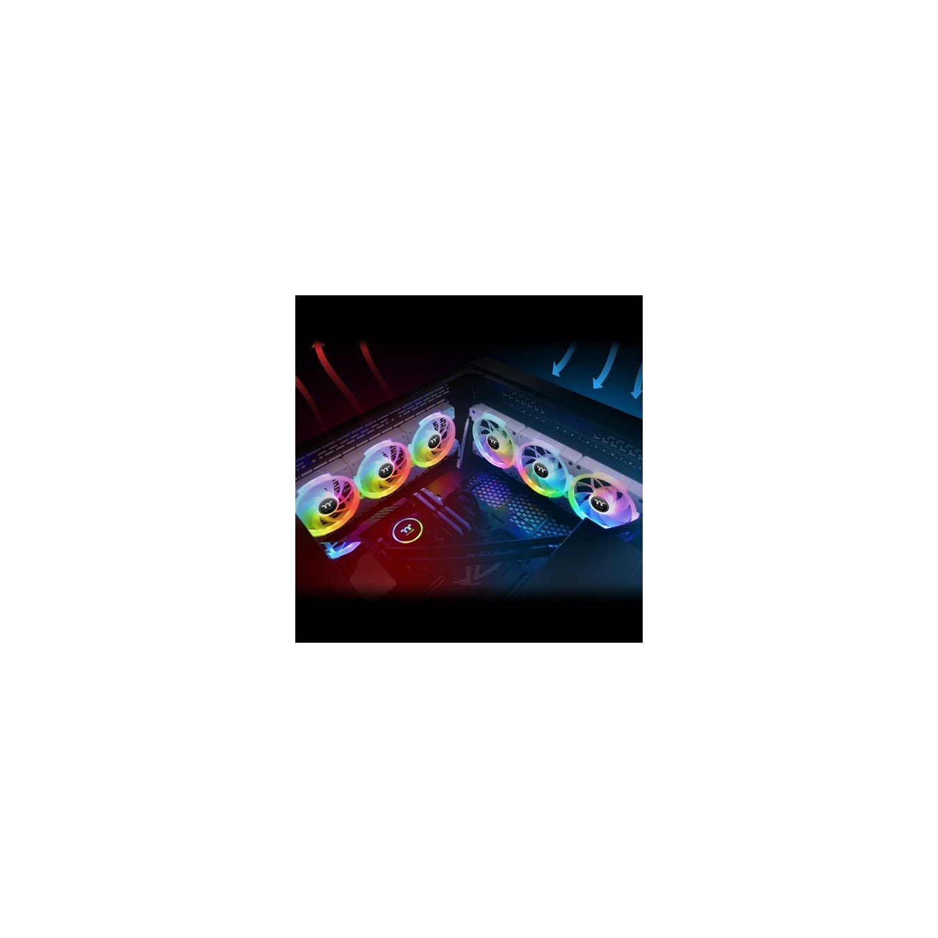 Thermaltake SWAFAN EX12 RGB 120mm - EX12 - White TT Premium Edition, 3 Pack, ARGB PWM — Buy in Cyprus with Fast Delivery
