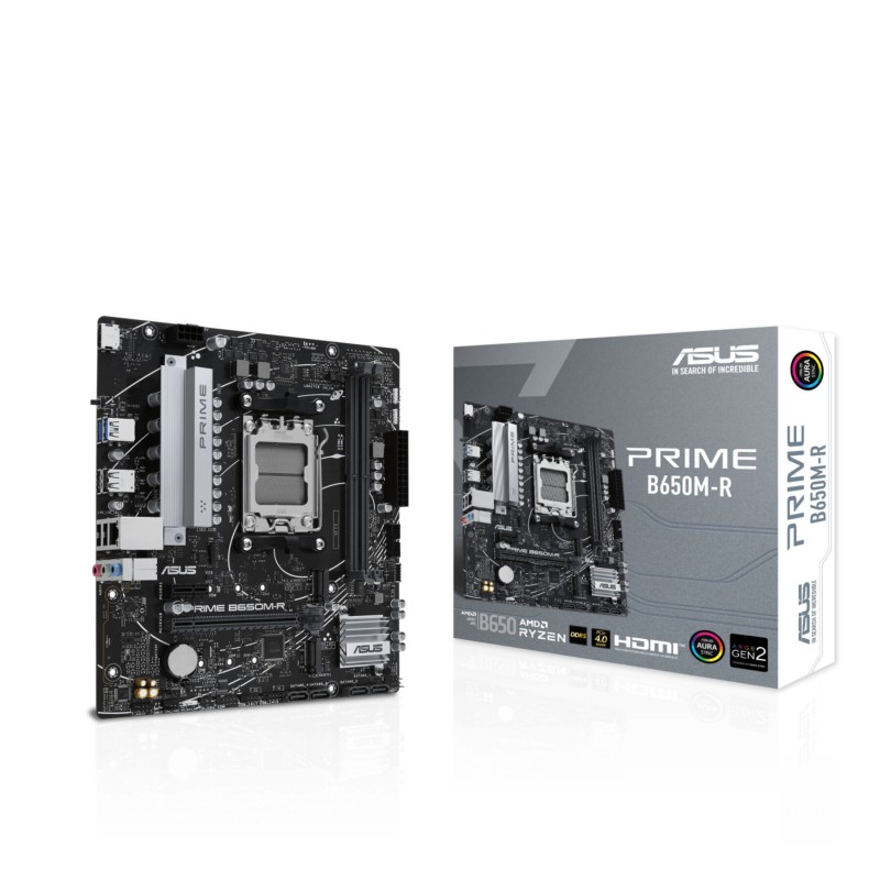 Buy ASUS PRIME B650M-R - AM5 Micro-ATX Motherboard - AMD B650, DDR5, Optimized f... in Cyprus, Nicosia, Limassol, Larnaka, Pafos