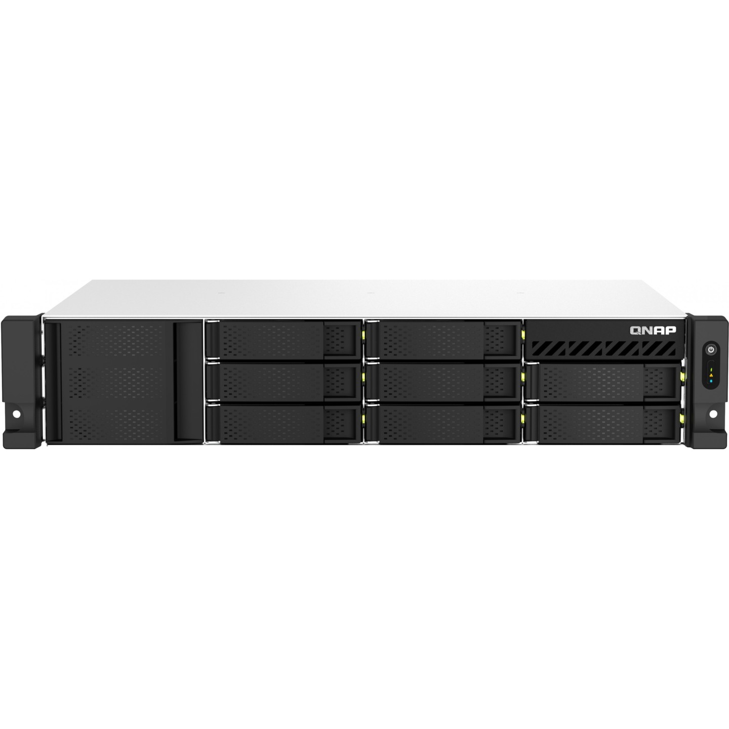 QNAP TS-864eU-8G - 2U Rackmount NAS, 8-Bay, Intel Celeron N5095 quad-core, 8GB RAM, short depth
