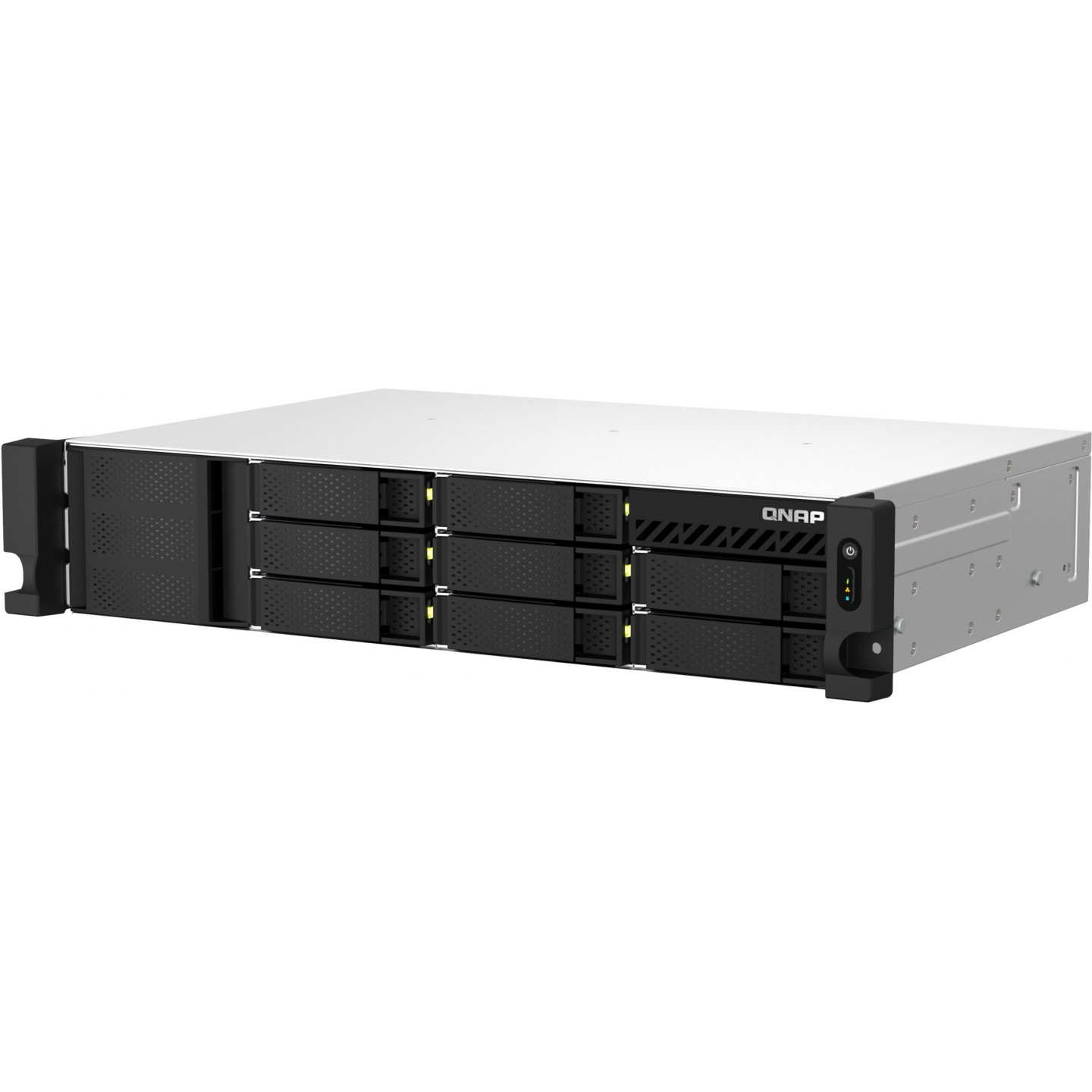 QNAP TS-864eU-8G - 2U Rackmount NAS, 8-Bay, Intel Celeron N5095 quad-core, 8GB RAM, short depth