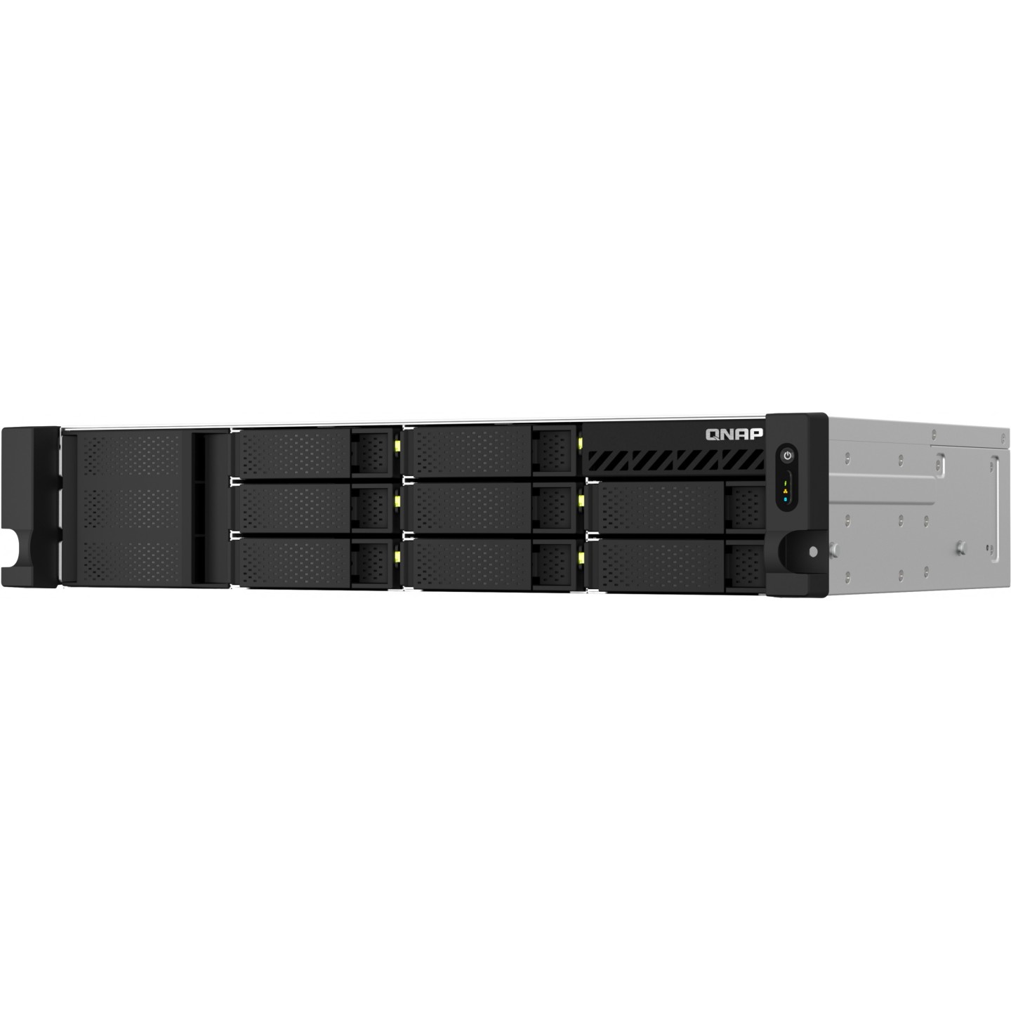 QNAP TS-864eU-8G - 2U Rackmount NAS, 8-Bay, Intel Celeron N5095 quad-core, 8GB RAM, short depth