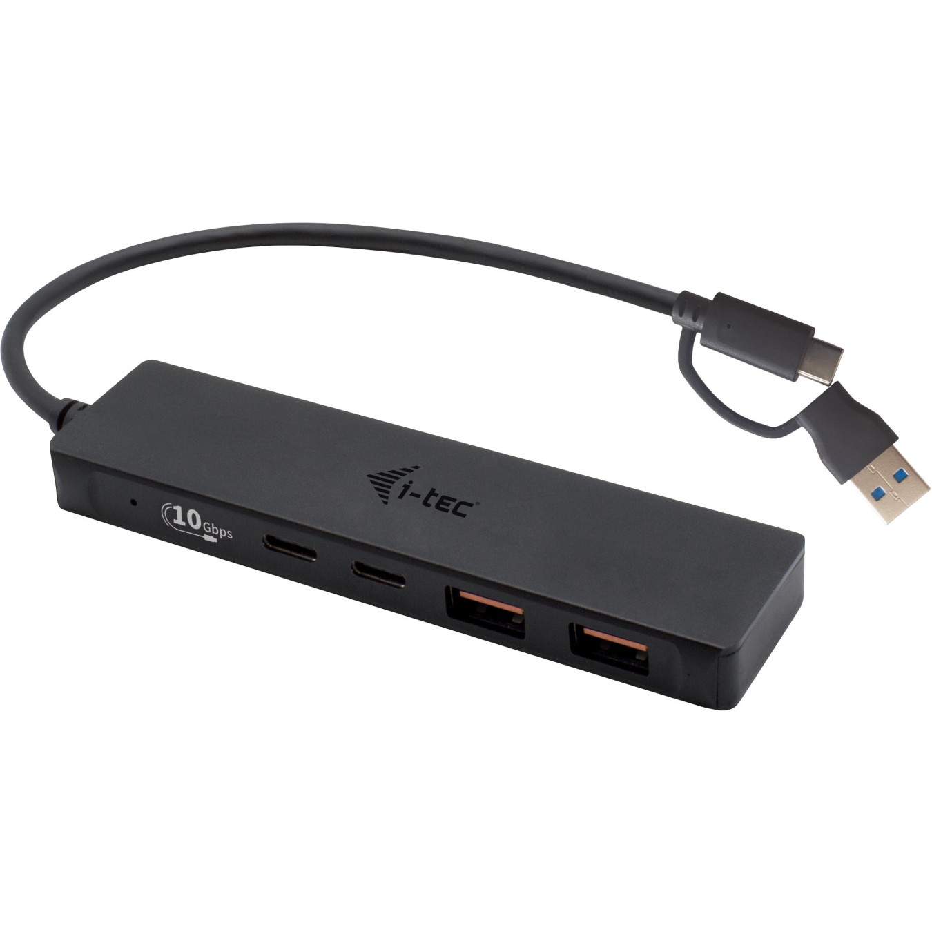 D I-TEC USB-C HUB 2+2X USB-C A - USB-C Hub with 4 ports (2x USB-C + 2x USB-A) — Buy in Cyprus with Fast Delivery