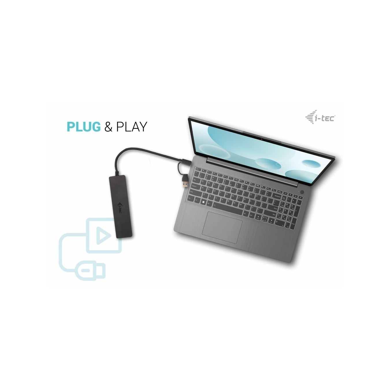 D I-TEC USB-C HUB 2+2X USB-C A - USB-C Hub with 4 ports (2x USB-C + 2x USB-A) — Buy in Cyprus with Fast Delivery