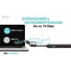 Buy D I-TEC USB-C HUB 2+2X USB-C A - USB-C Hub with 4 ports (2x USB-C + 2x USB-A) in Cyprus, Nicosia, Limassol, Larnaka, Pafos