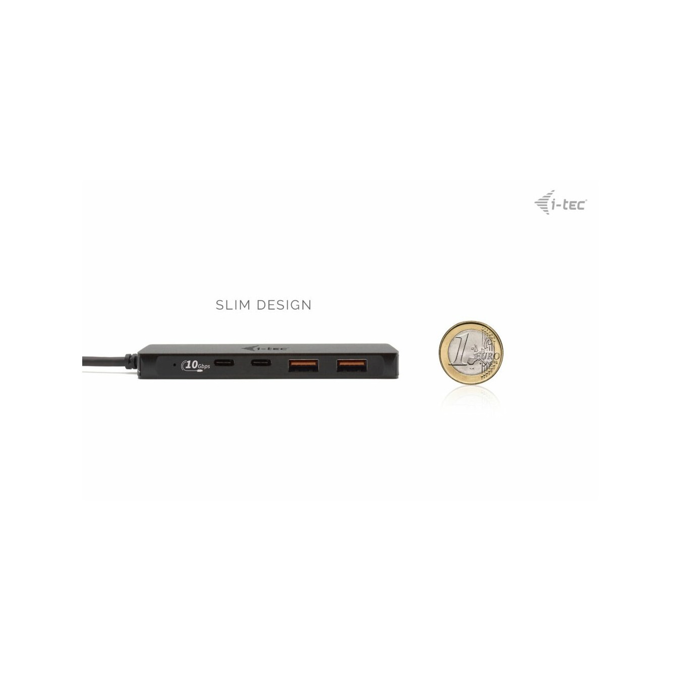 D I-TEC USB-C HUB 2+2X USB-C A - USB-C Hub with 4 ports (2x USB-C + 2x USB-A) — Buy in Cyprus with Fast Delivery
