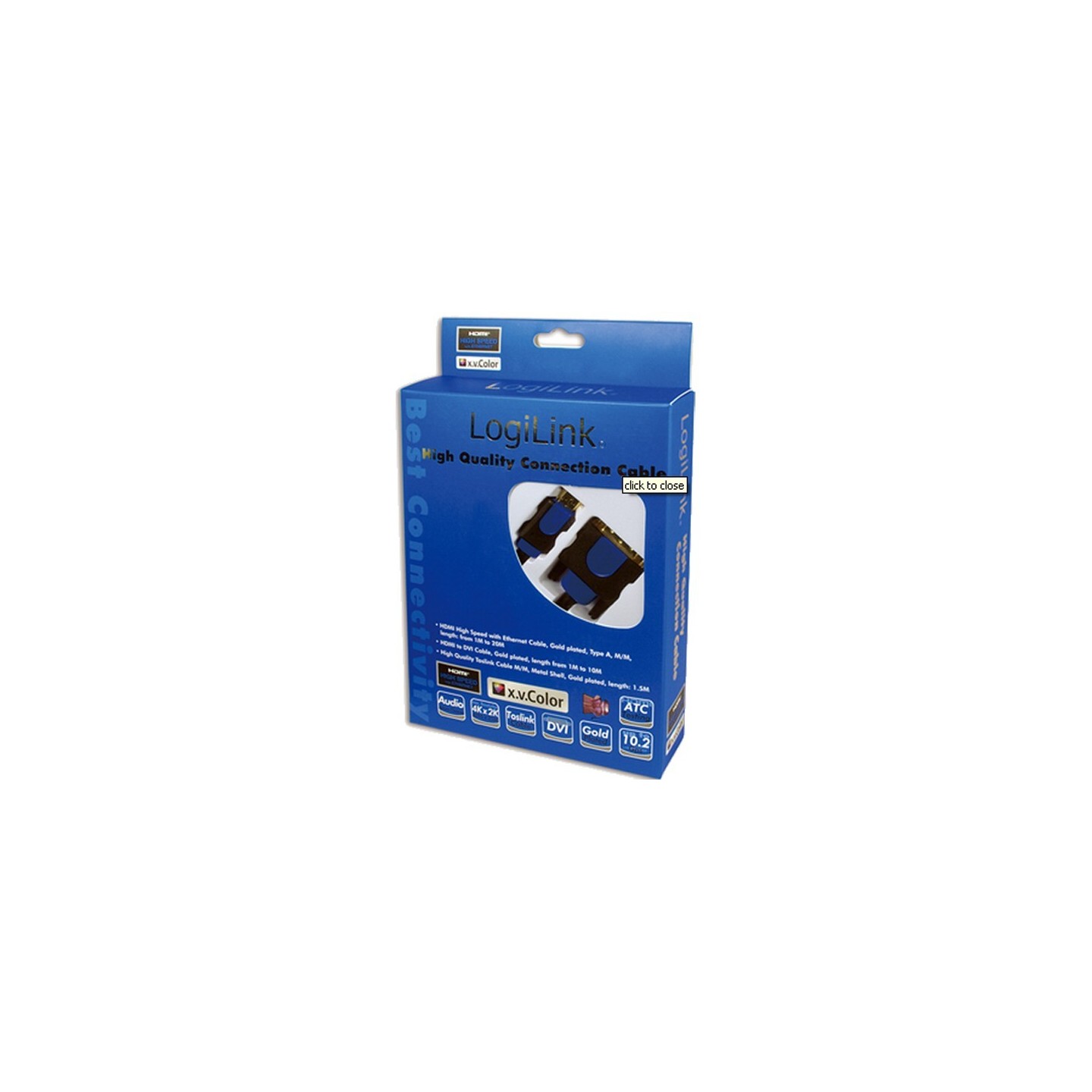 Logilink HDMI-DVI Cable 5m - Black, 18+1pin, HDMI 1.4 — Buy in Cyprus with Fast Delivery