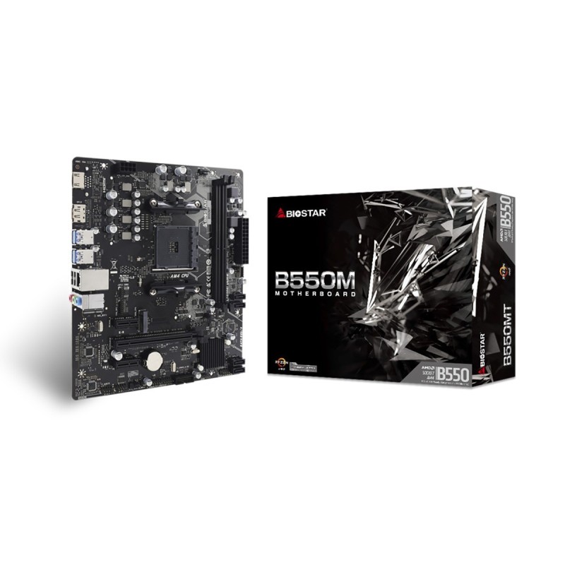 Buy Biostar B550MHP - Micro-ATX AM4 Motherboard - B550 Chipset, DDR4, 64GB Max, ... in Cyprus, Nicosia, Limassol, Larnaka, Pafos