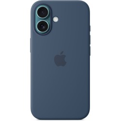 Buy APPLE iPhone16 Silicone Case with MagSafe - iPhone16 - Denim, MagSafe, Silicone in Cyprus, Nicosia, Limassol, Larnaka, Pafos