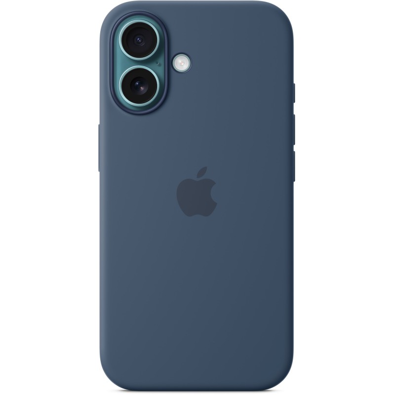 Buy APPLE iPhone16 Silicone Case with MagSafe - iPhone16 - Denim, MagSafe, Silicone in Cyprus, Nicosia, Limassol, Larnaka, Pafos