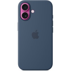 Buy APPLE iPhone16 Silicone Case with MagSafe - iPhone16 - Denim, MagSafe, Silicone in Cyprus, Nicosia, Limassol, Larnaka, Pafos