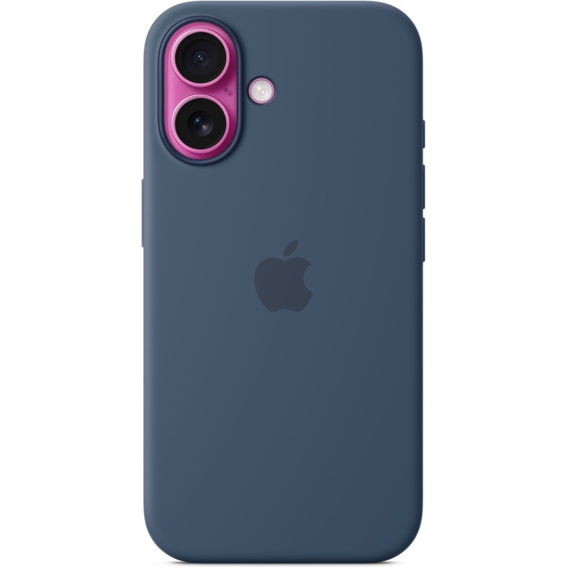 Buy APPLE iPhone16 Silicone Case with MagSafe - iPhone16 - Denim, MagSafe, Silicone in Cyprus, Nicosia, Limassol, Larnaka, Pafos