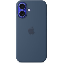 Buy APPLE iPhone16 Silicone Case with MagSafe - iPhone16 - Denim, MagSafe, Silicone in Cyprus, Nicosia, Limassol, Larnaka, Pafos