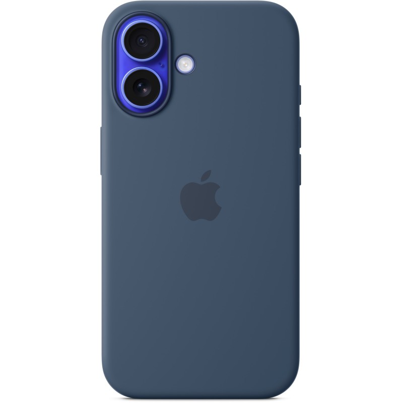 Buy APPLE iPhone16 Silicone Case with MagSafe - iPhone16 - Denim, MagSafe, Silicone in Cyprus, Nicosia, Limassol, Larnaka, Pafos
