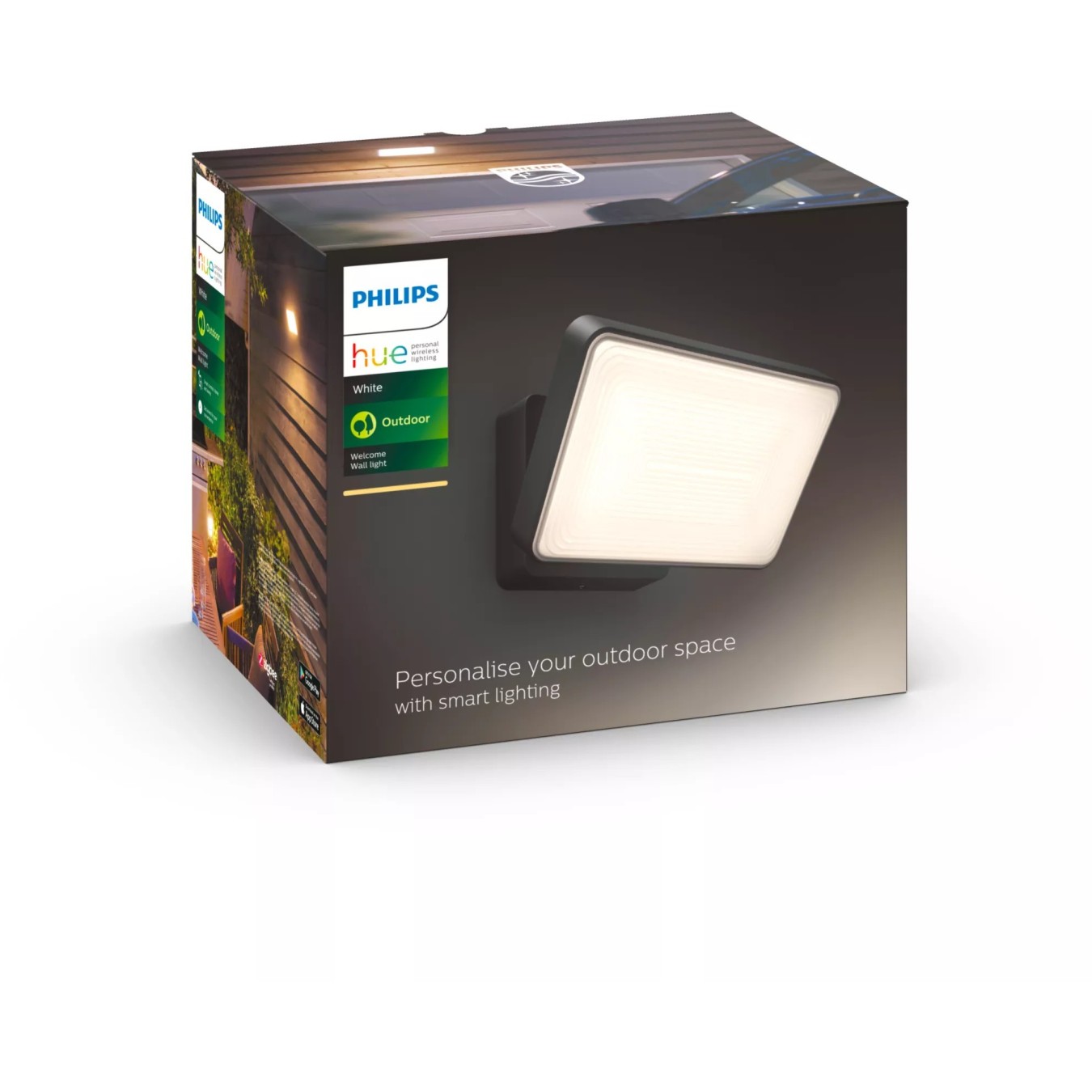 Philips Hue White Welcome Floodlight (Black, 2300 lm) — Buy in Cyprus with Fast Delivery