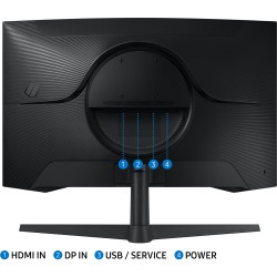 Buy Samsung Odyssey G5 - S27CG552EU - 27-inch QHD Curved 165Hz 1ms HDR10 HDMI DP... in Cyprus, Nicosia, Limassol, Larnaka, Pafos