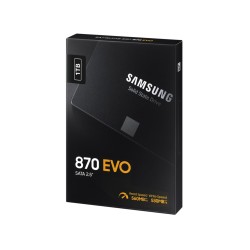 Samsung 870 EVO 1TB 2.5" SATA III SSD - 560 MB/s 1GB LPDDR4 - MZ-77E1T0B (Boxed) — Buy in Cyprus with Fast Delivery