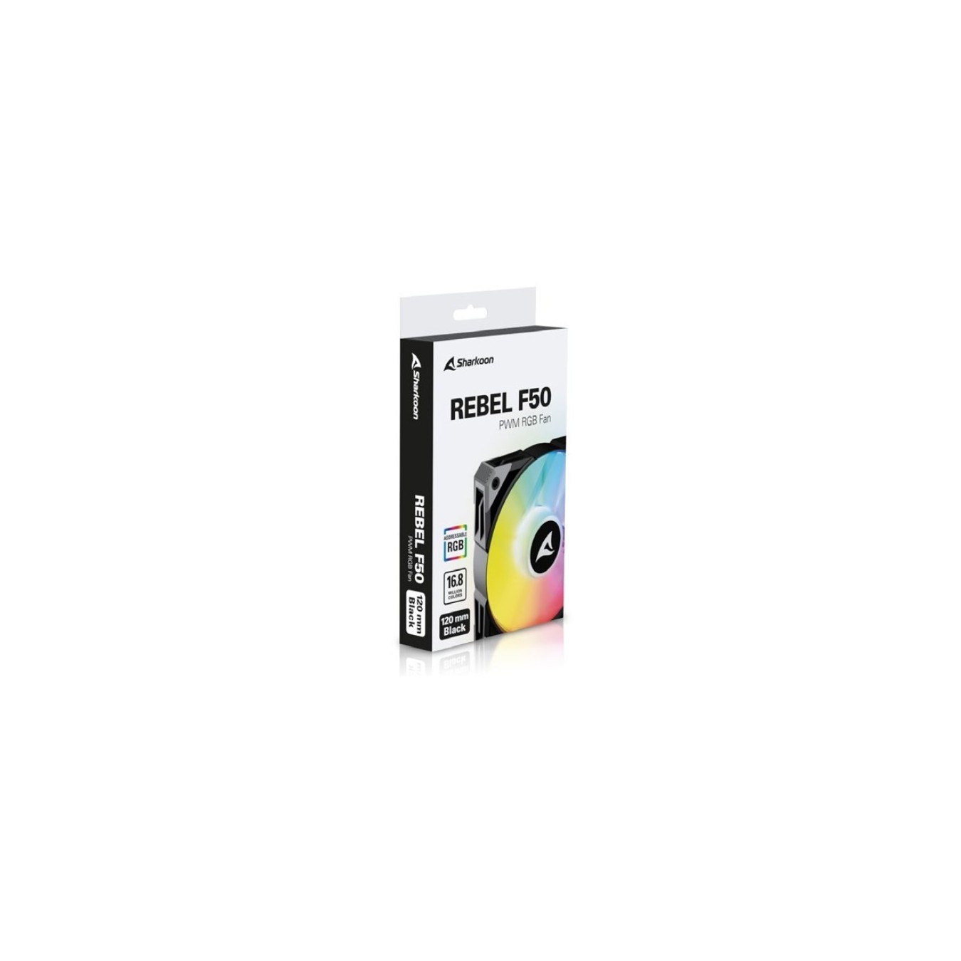 120mm Sharkoon Rebel F50 PWM Black - F50 - PWM, 120mm, Black — Buy in Cyprus with Fast Delivery