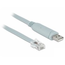 DELOCK USB 2.0 A to Serial RS232 RJ45 Adapter - 1.0 m - Gray — Buy in Cyprus with Fast Delivery