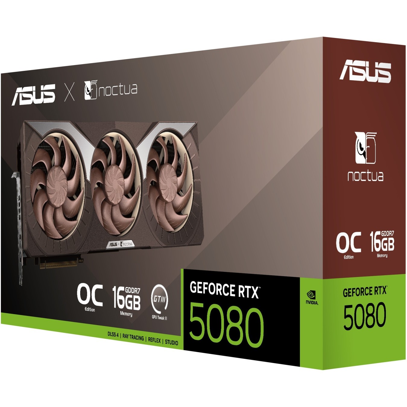 RTX 5080 16GB ASUS Noctua OC Edition GDDR7 3 Fan - RTX 5080 - Open-Air 16GB GDDR7 — Buy in Cyprus with Fast Delivery