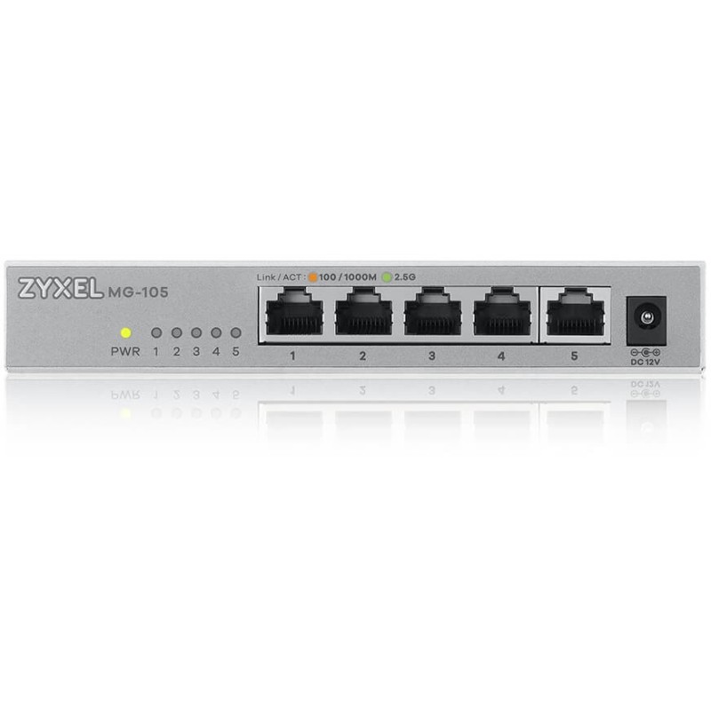 Buy 5P Zyxel MG-105 - MG-105 - 5-Port Ethernet Switch in Cyprus, Nicosia, Limassol, Larnaka, Pafos