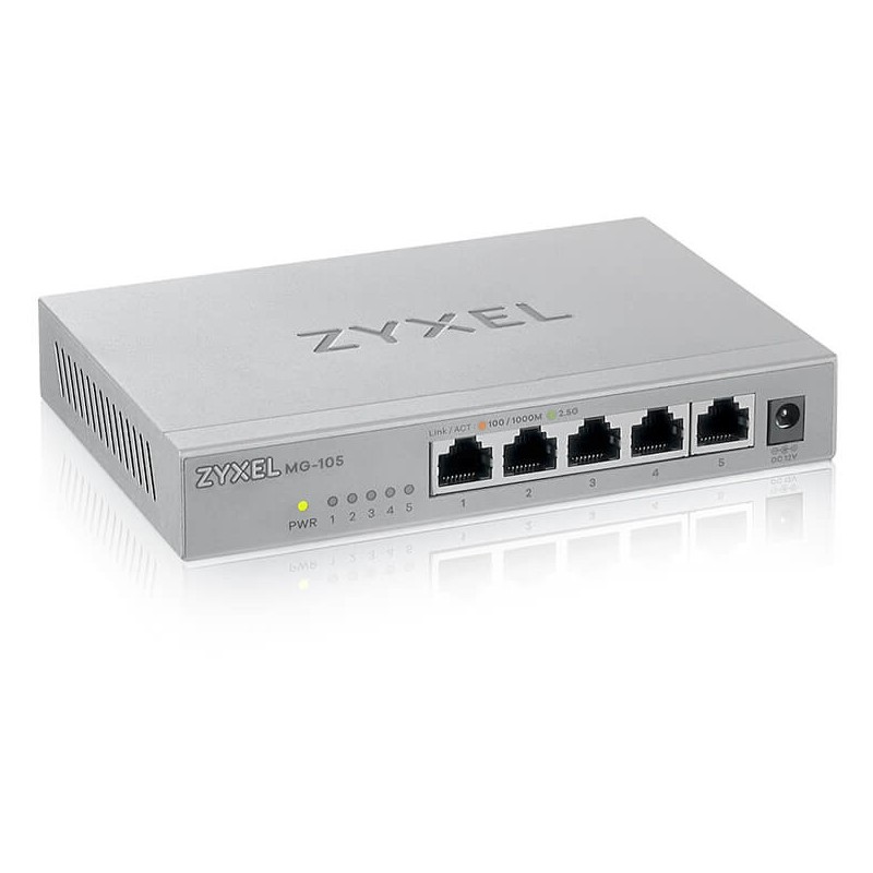 Buy 5P Zyxel MG-105 - MG-105 - 5-Port Ethernet Switch in Cyprus, Nicosia, Limassol, Larnaka, Pafos